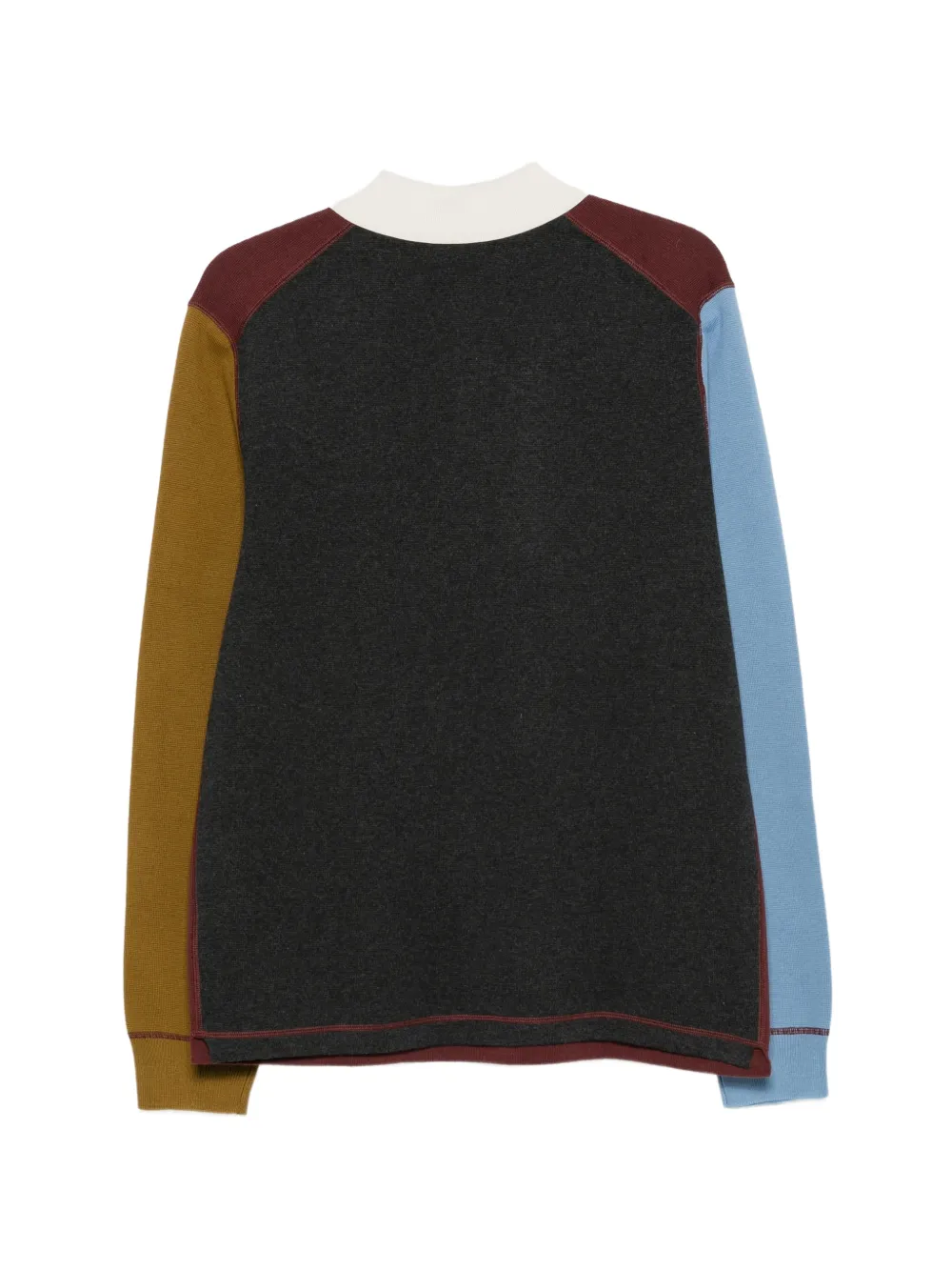 PS Paul Smith Polotrui met lange mouwen en colourblocking Rood