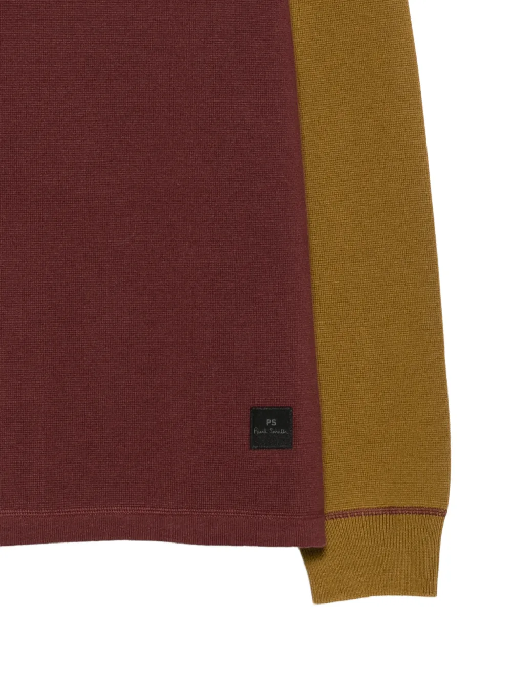 PS Paul Smith Polotrui met lange mouwen en colourblocking Rood