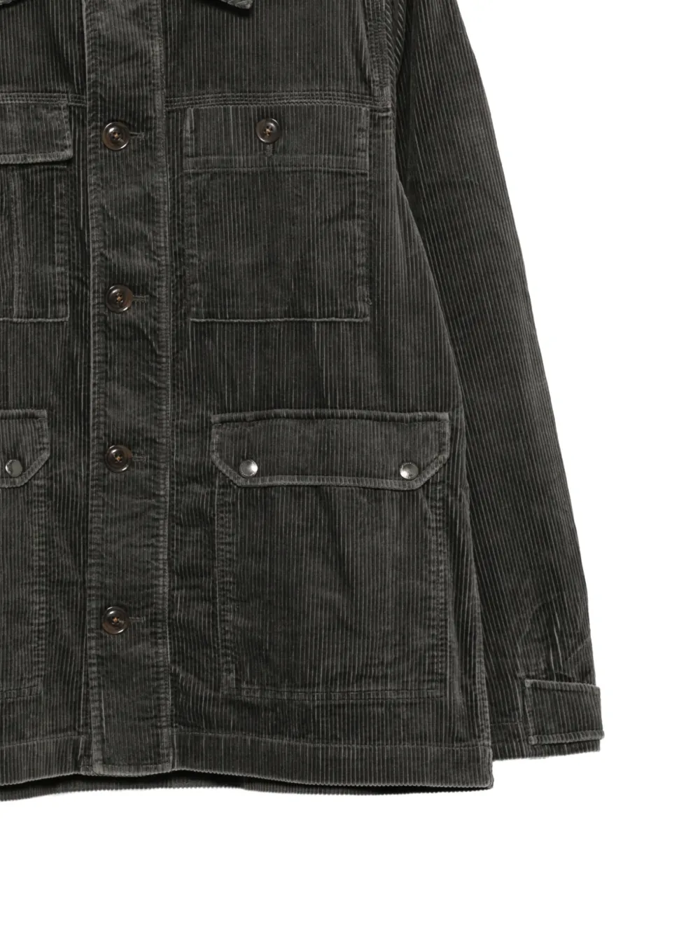 PS Paul Smith Ribfluwelen cargo jack Grijs
