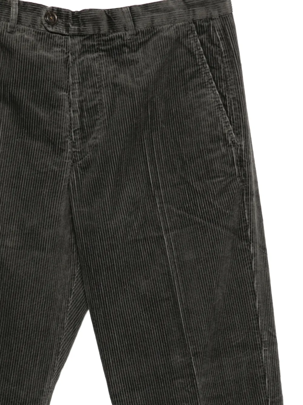 PS Paul Smith Ribfluwelen pantalon Grijs