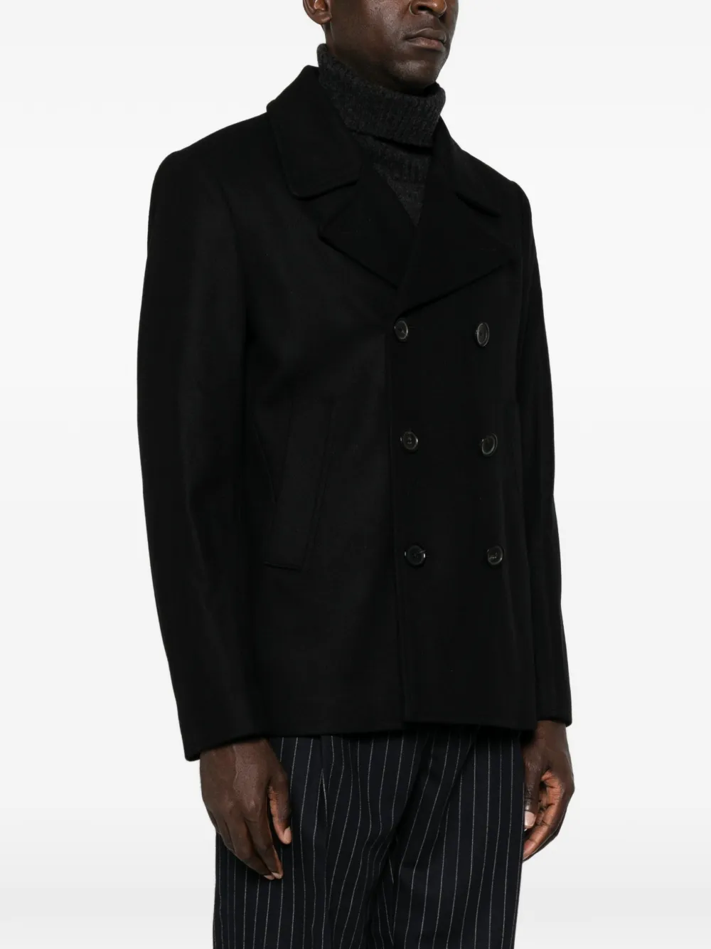 PS Paul Smith Sailorjas met dubbele rij knopen Zwart