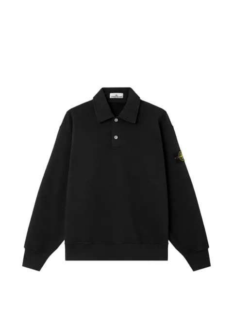 Stone Island playera tipo polo 6100054 con parche del logo
