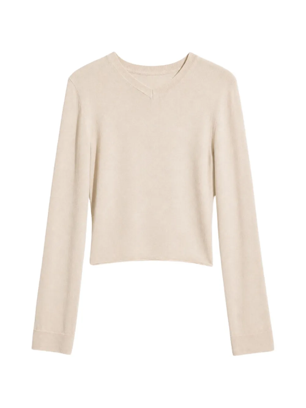 Iro Infini V-neck Long-sleeve Sweater In Neutral
