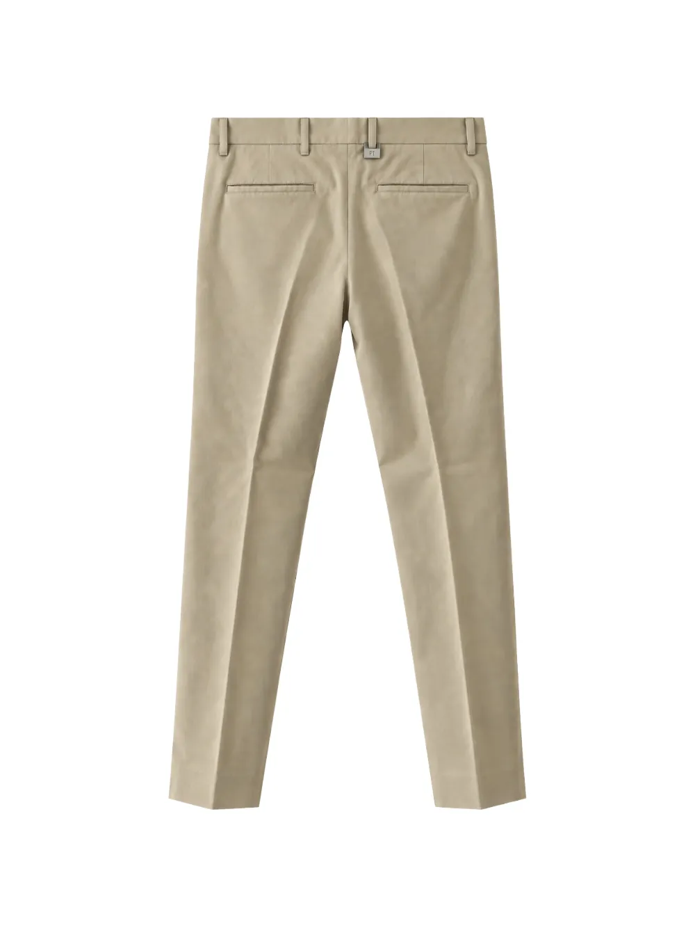PT Torino slim-fit pressed-crease trousers Beige