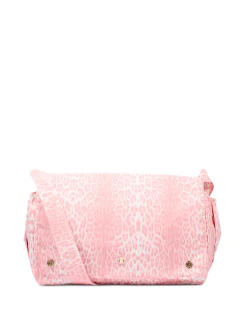 Roberto Cavalli Junior leopard-print changing bag