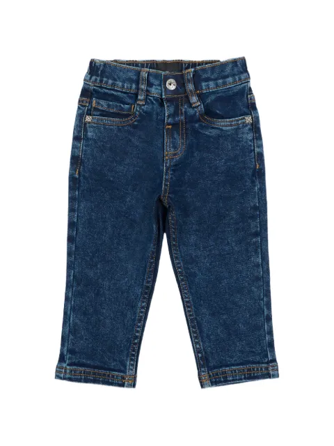 John Richmond Junior logo-patch jeans