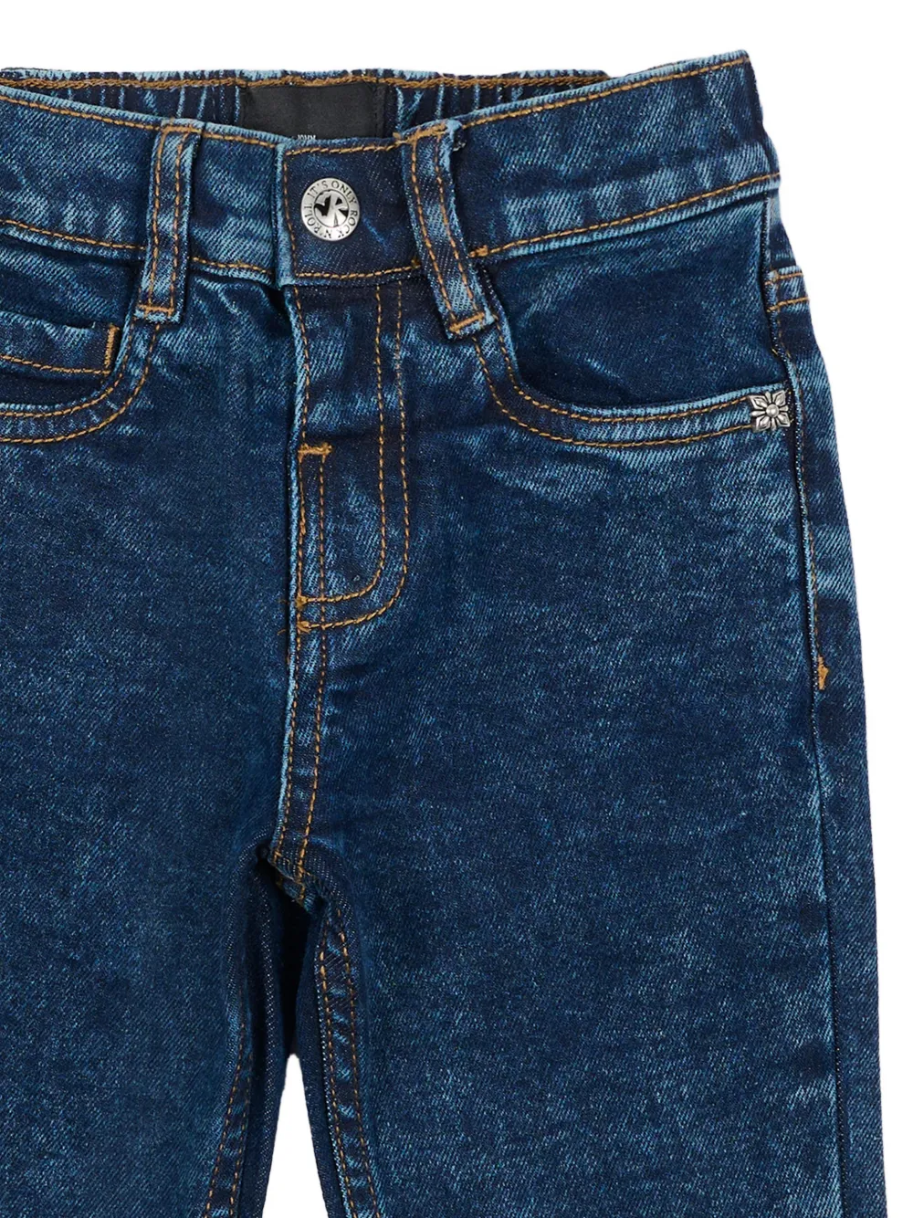 John Richmond Junior Jeans met logopatch Blauw