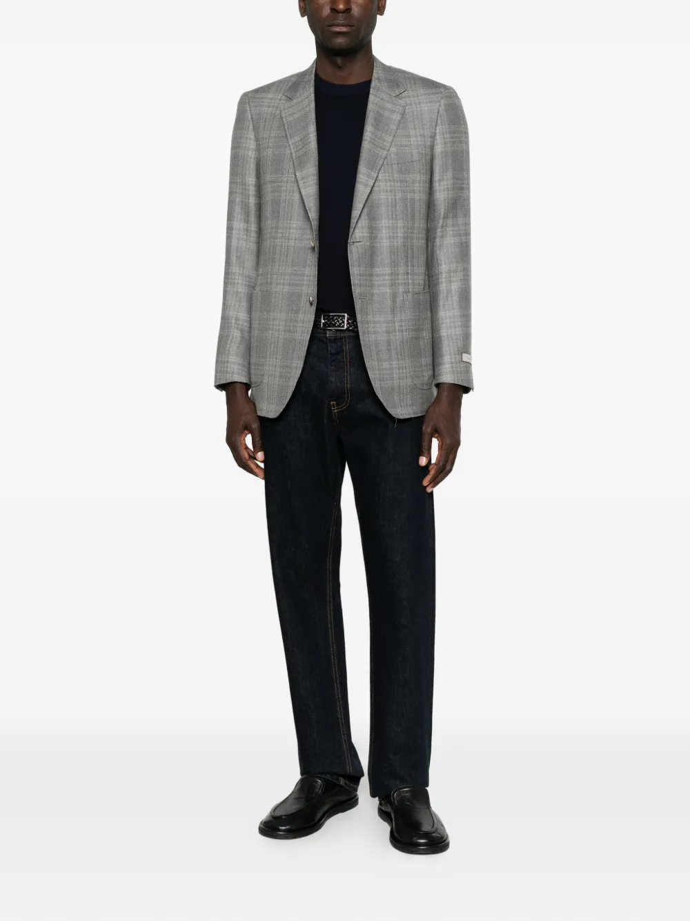 Canali T-shirt met korte mouwen Blauw