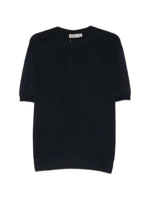 Canali chevron-knit short-sleeve T-shirt 