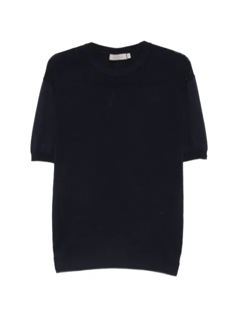Canali chevron-knit short-sleeve T-shirt