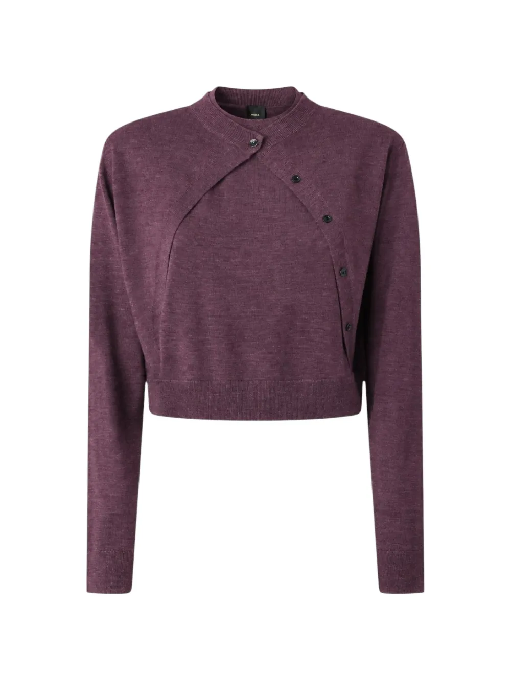 PINKO Trui met gelaagd effect en knoopdetail Paars