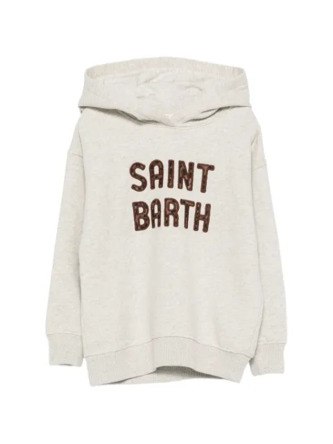 MC2 Saint Barth Kids leopard-patch hoodie