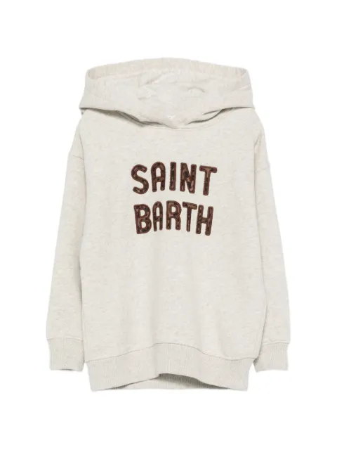 MC2 Saint Barth Kids leopard-patch hoodie