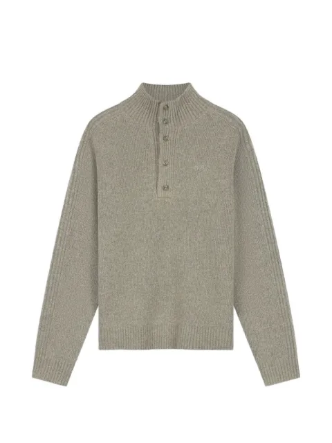 OLAF buttoned rib-knit sweater