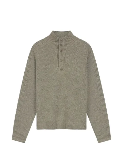 OLAF buttoned rib-knit sweater