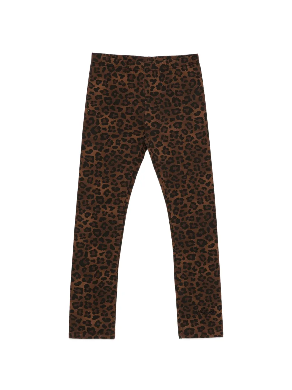 MC2 Saint Barth Kids Rosy broek met luipaard-print Bruin