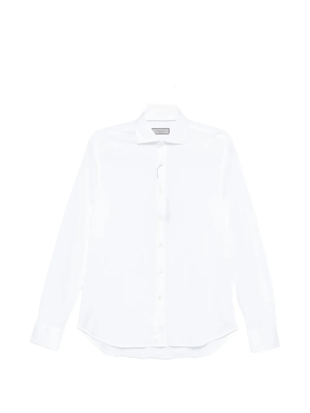 Canali spread-collar shirt
