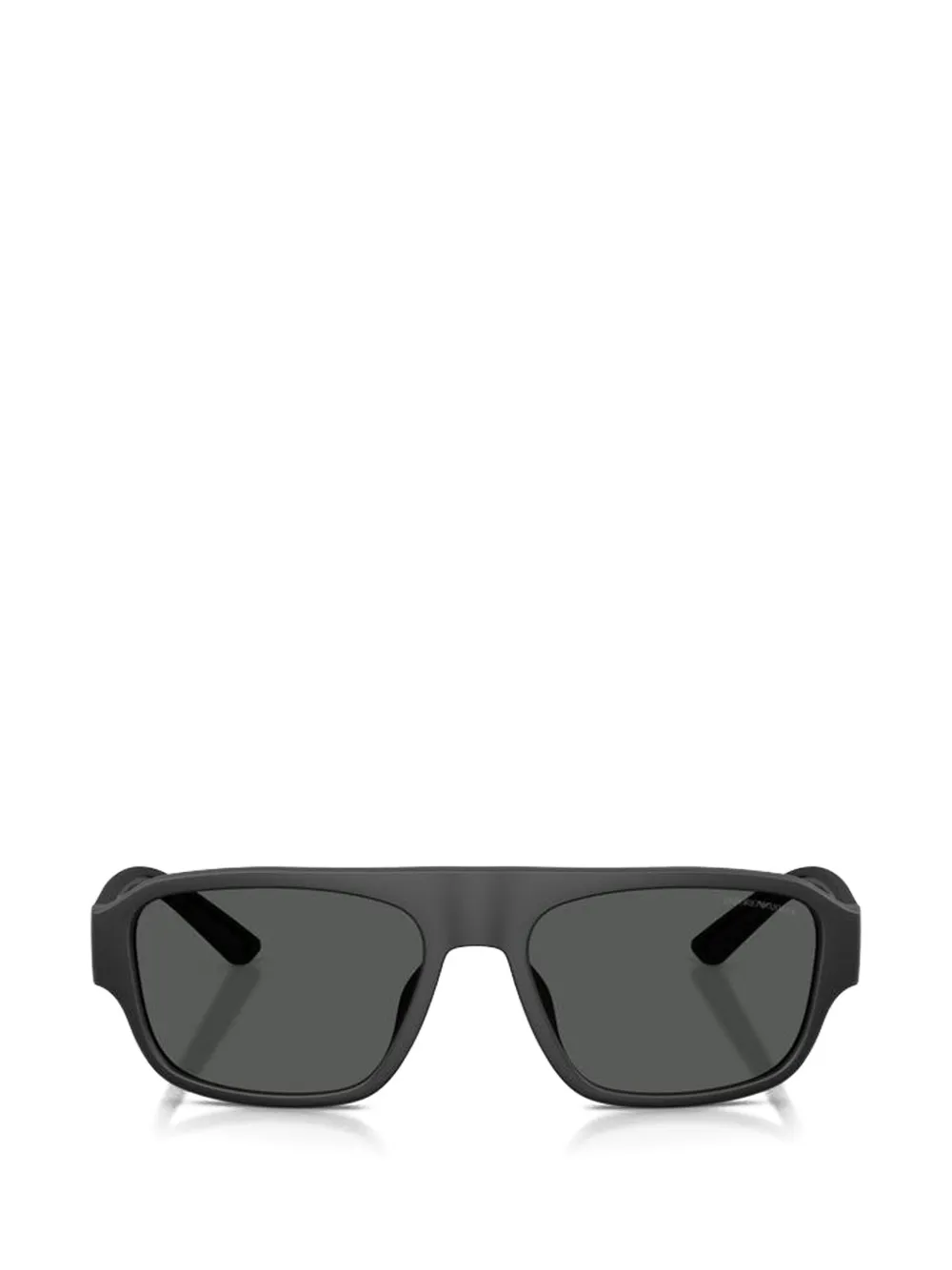 Emporio Armani Sonnenbrille mit eckigem Gestell - Schwarz
