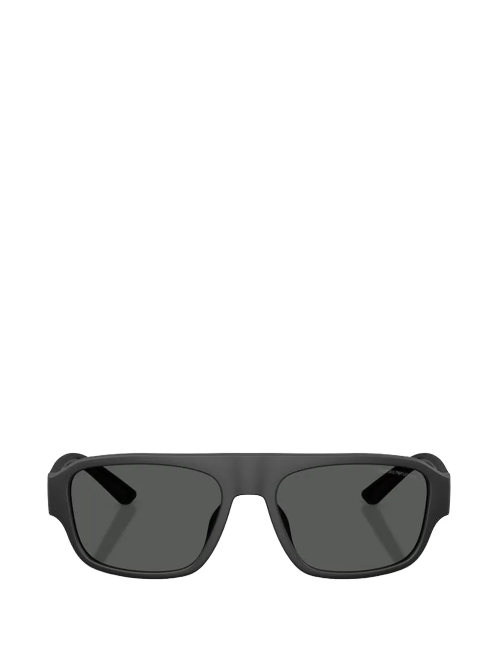 Emporio Armani Sonnenbrille mit eckigem Gestell - Schwarz
