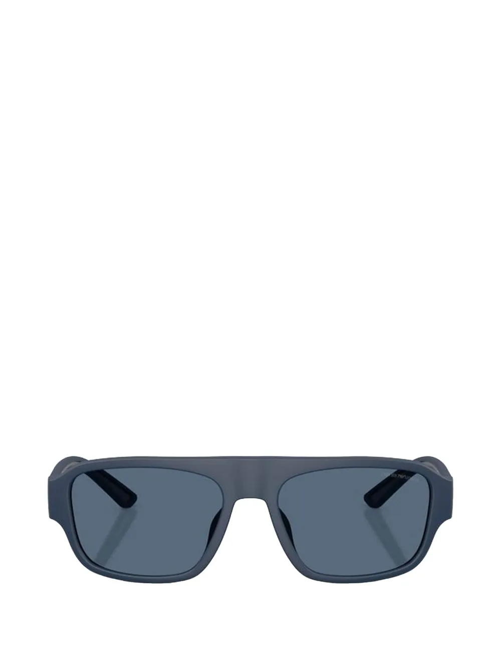 Emporio Armani Sonnenbrille mit eckigem Gestell - Blau