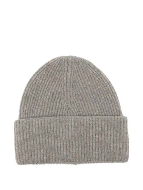 AMARANTO  ribbed-knit beanie hat