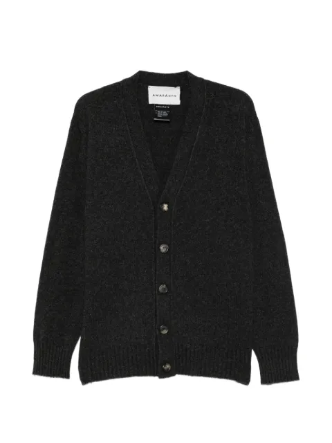 AMARANTO V-neck button-up cardigan
