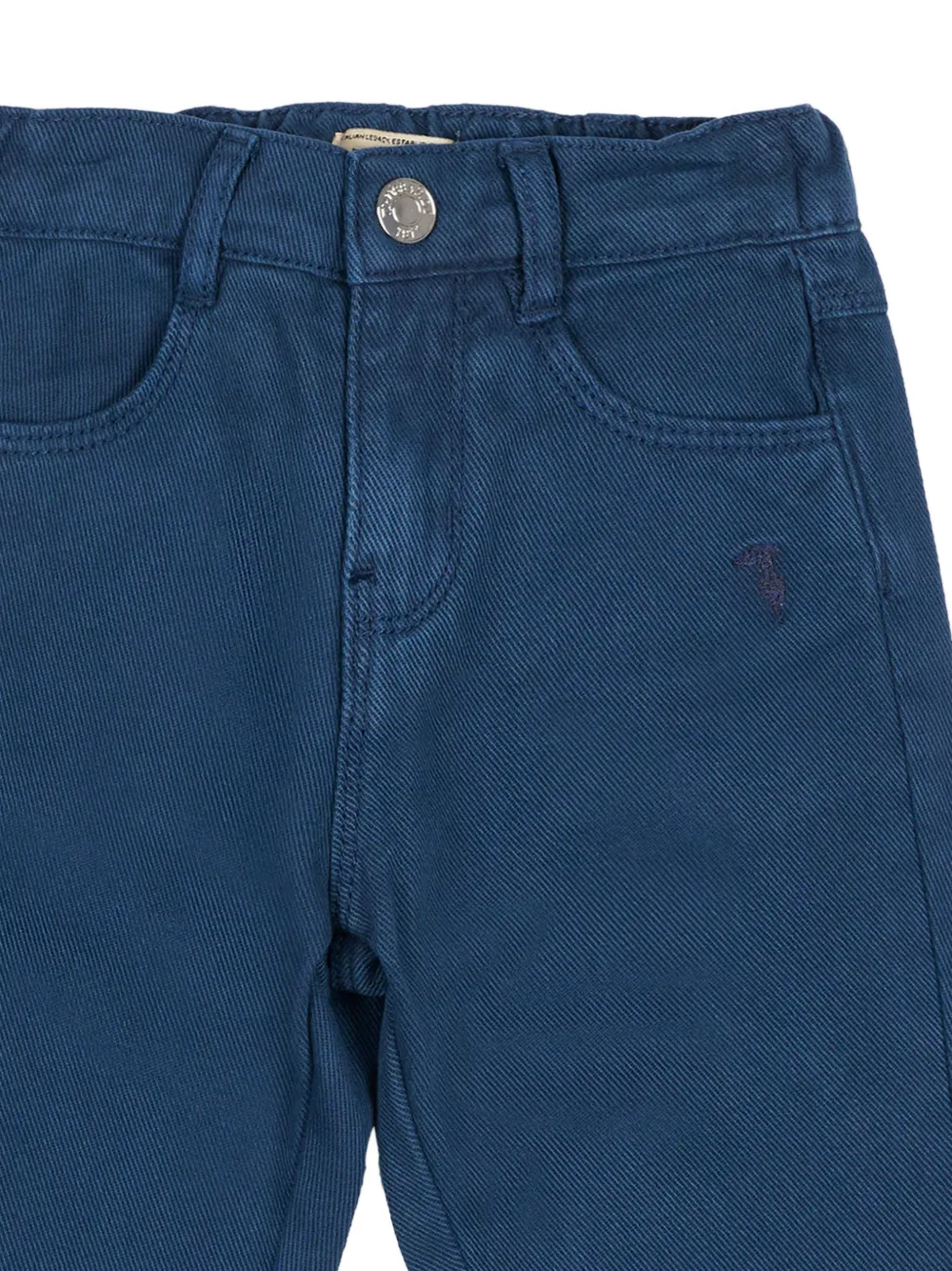 TRUSSARDI JUNIOR Broek met geborduurd logo Blauw