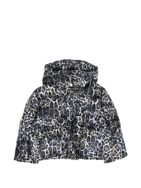 Just Cavalli Kids leopard-print padded jacket