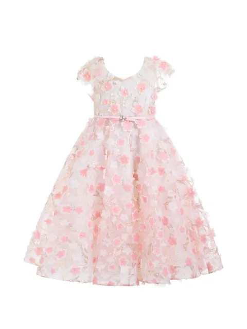Tulleen Louisa floral-embroidered dress