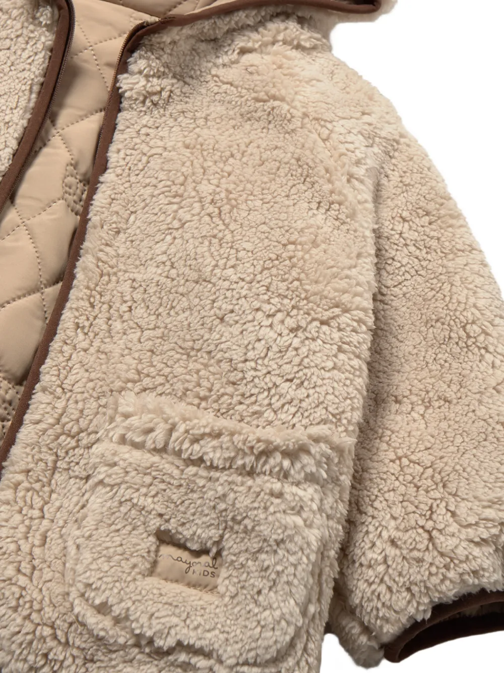 Mayoral Omkeerbare mantel Beige