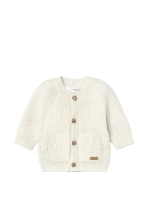 Mayoral chunky-knit button-up cardigan