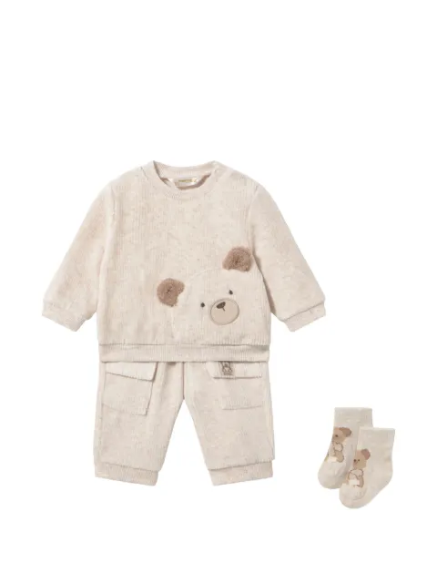 Mayoral teddy bear-patch tracksuit (set of three)