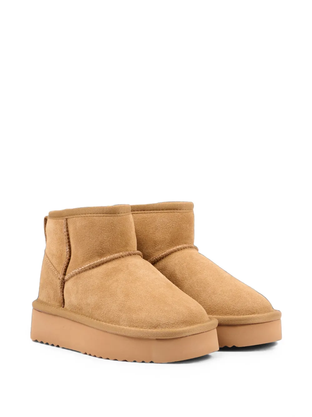 Colors Of California suede flatform ankle boots - Toni neutri