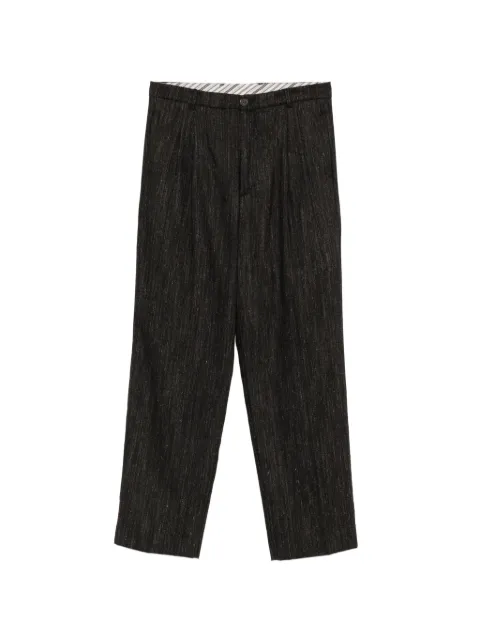 AMARANTO  pleated straight-leg trousers