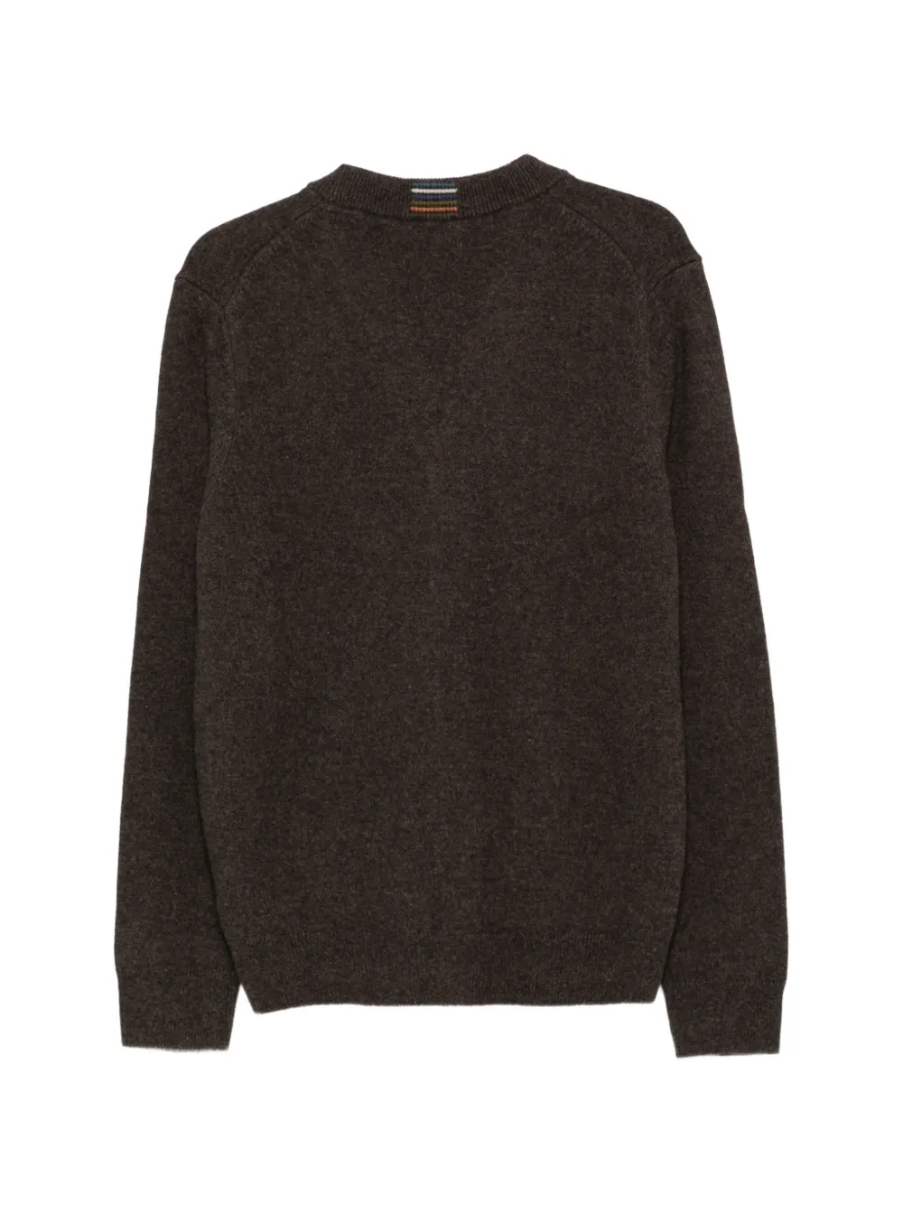 PS Paul Smith Vest van merinowol met knopen Bruin