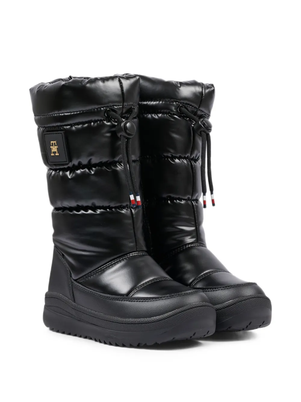 Tommy Hilfiger Junior quilted snow boots - Nero