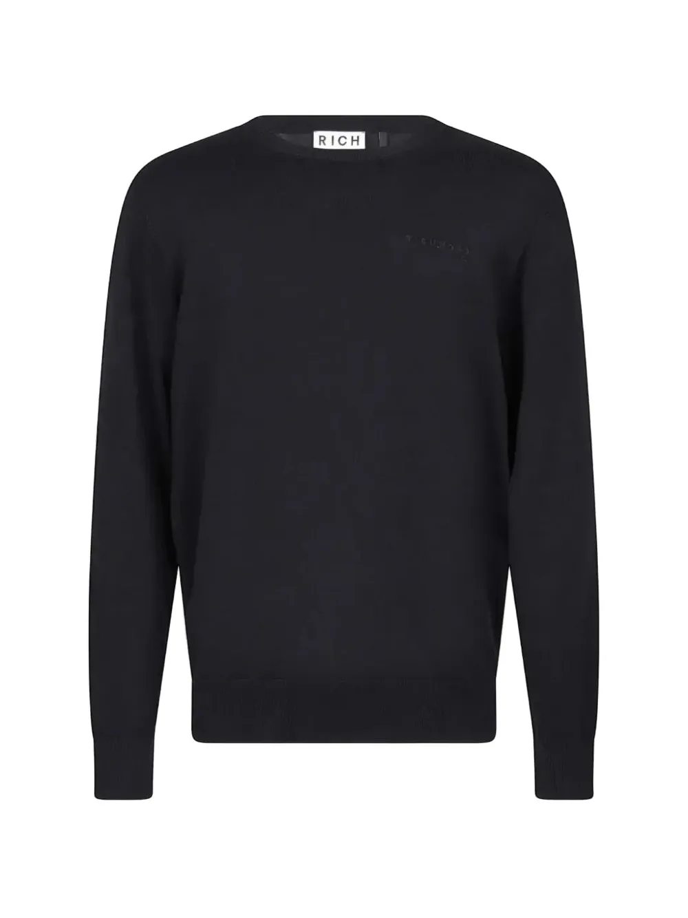 John Richmond logo-embroidered crew-neck sweater