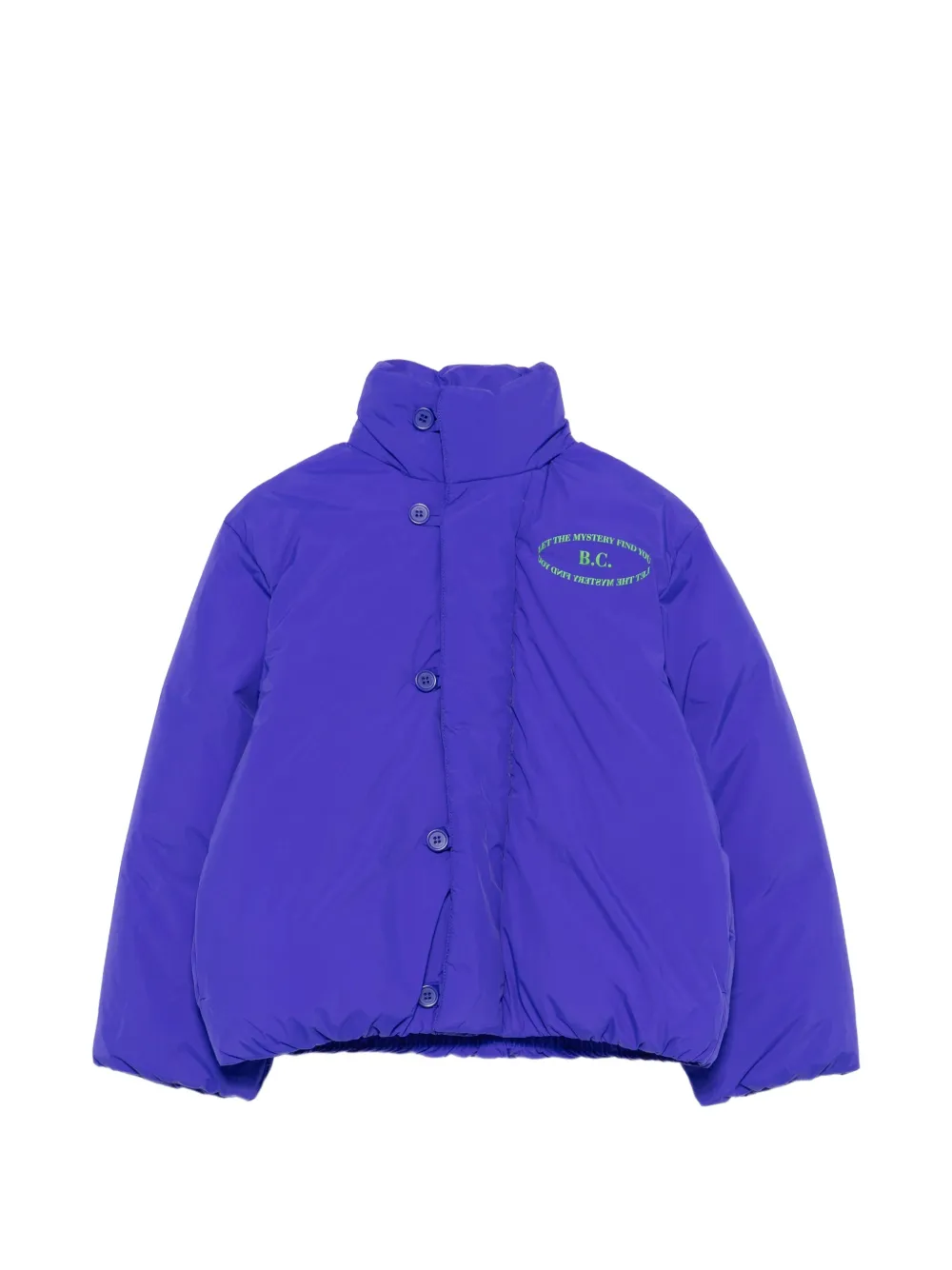 Bobo Choses logo-print padded jacket - Viola