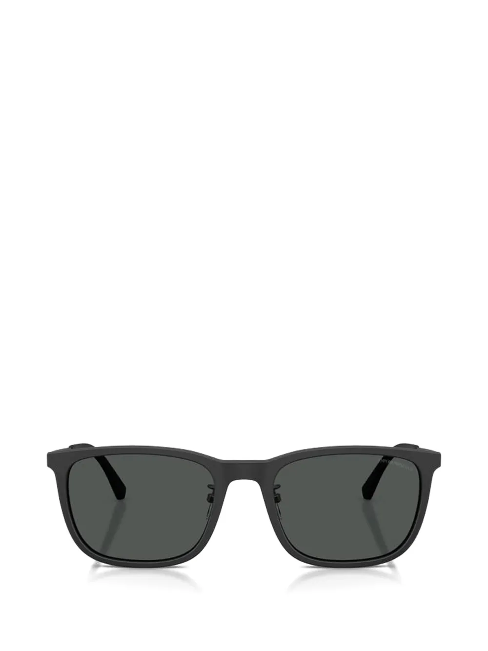 Emporio Armani lunettes de soleil à monture rectangulaire - Noir Emporio Armani lunettes de soleil à monture rectangulaire - Noir