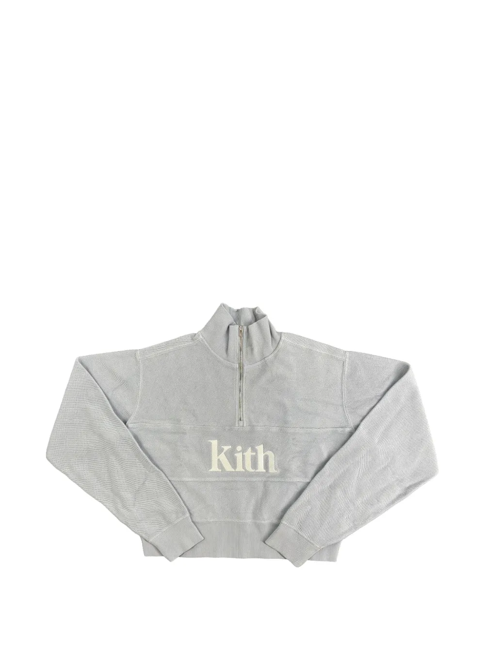 KITH pull Hunter II Serif à col zippé - Bleu KITH pull Hunter II Serif à col zippé - Bleu