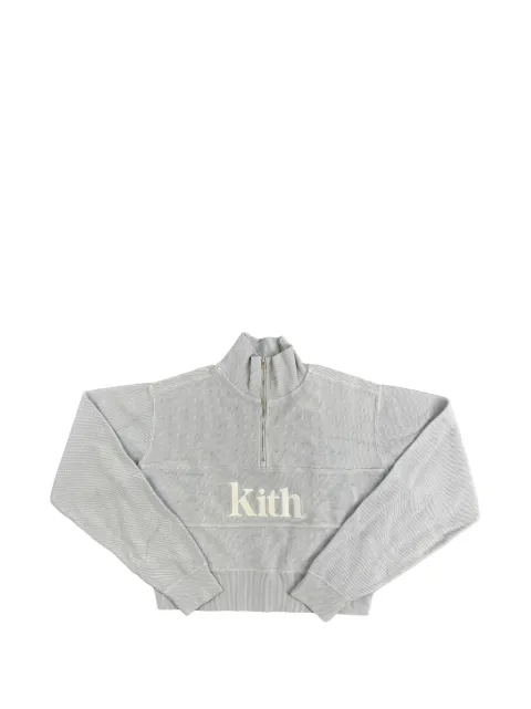 KITH suéter Hunter II Serif con cierre de un cuarto