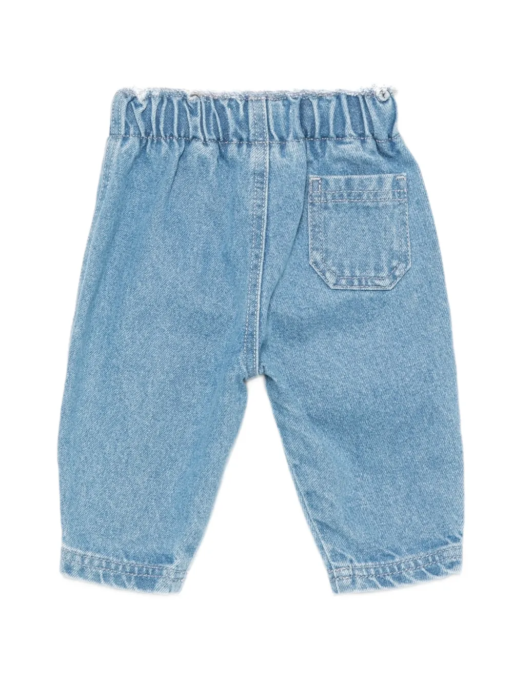 Bobo Choses Jeans met geborduurd logo Blauw