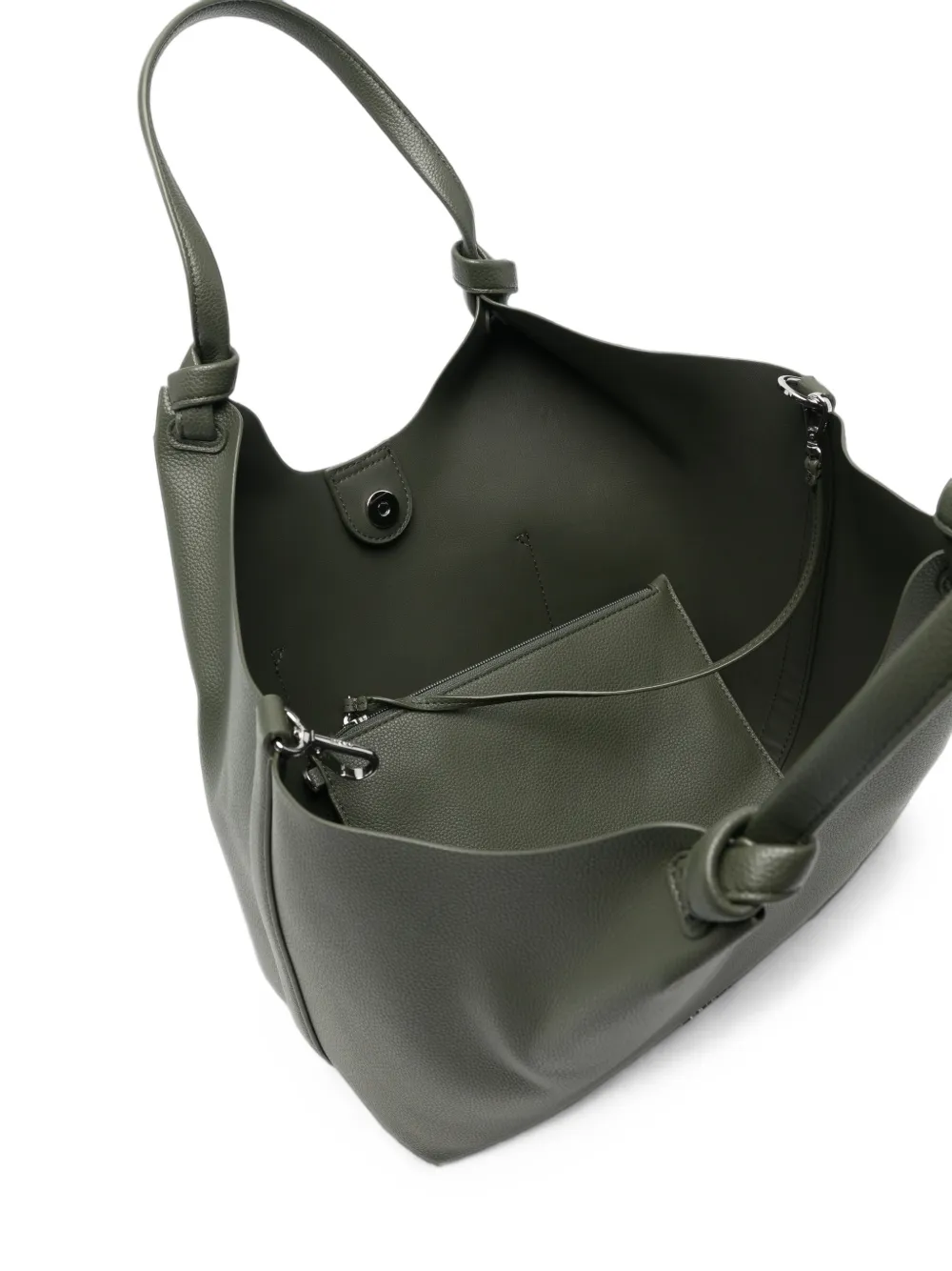 DKNY Bewerkte shopper met geknoopt detail Groen