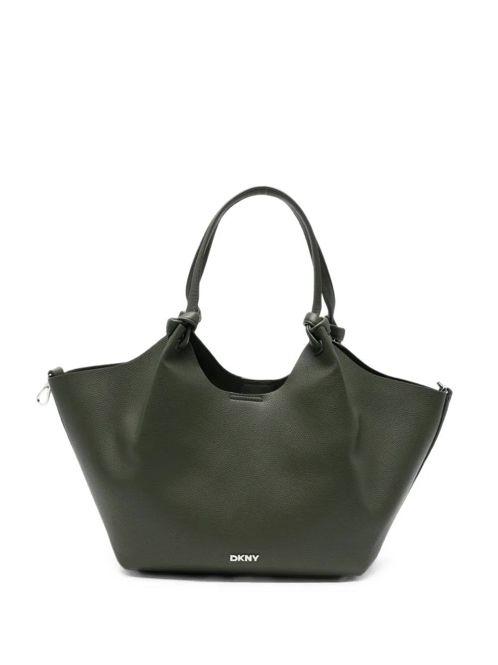 DKNY knot-detail pebbled tote bag