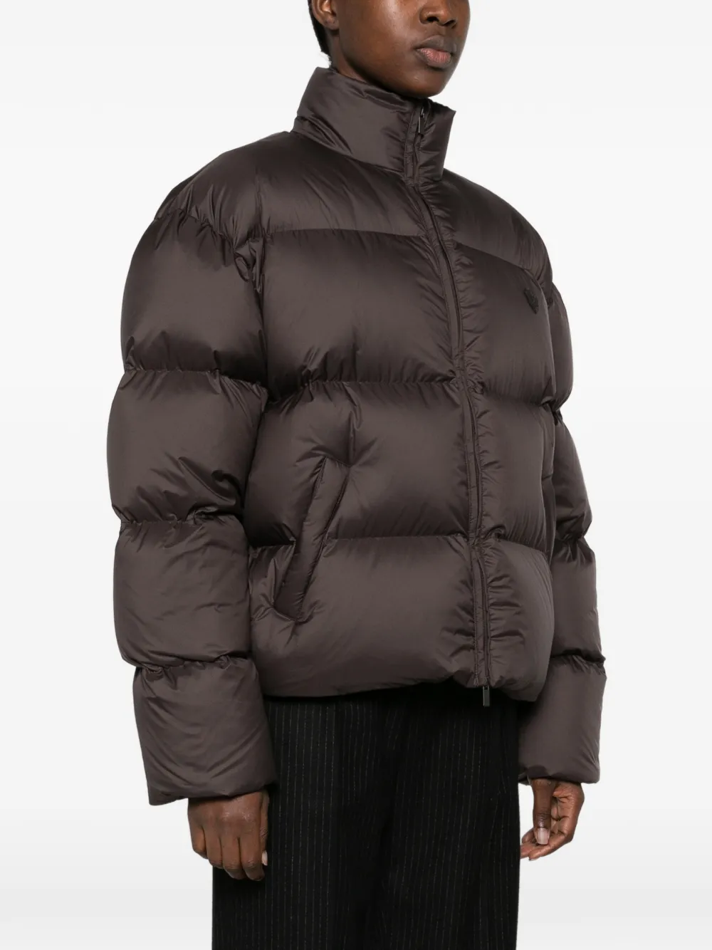 Gucci Gewatteerd donsjack Bruin