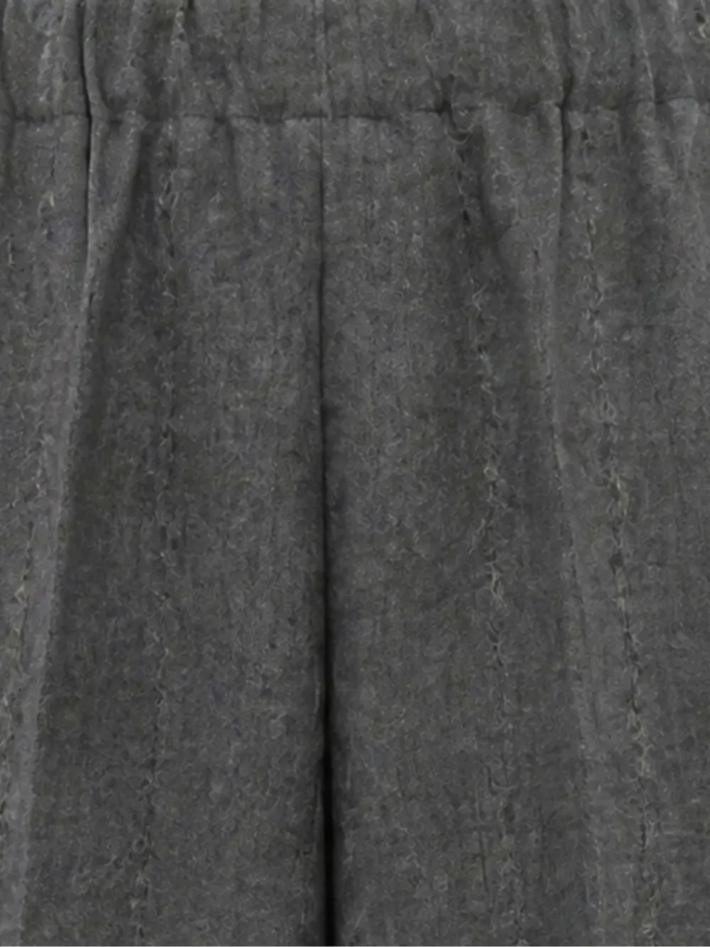 Fabiana Filippi Broek met elastische taille en krijtstreep Grijs