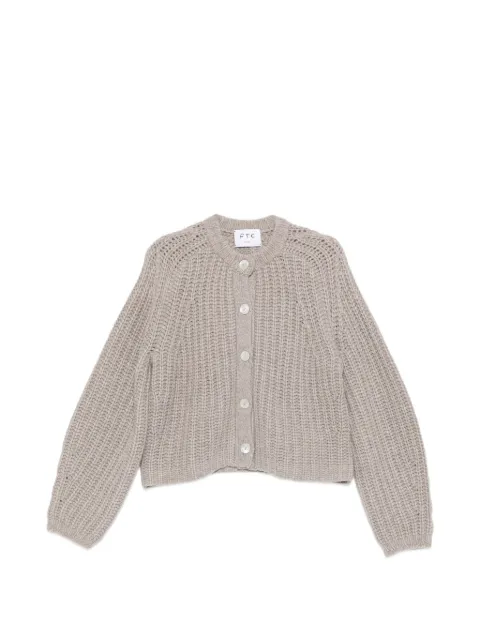 Ftc chunky-knit buttoned cardigan