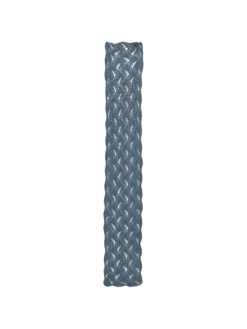 MILA SCHON open-knit wool scarf