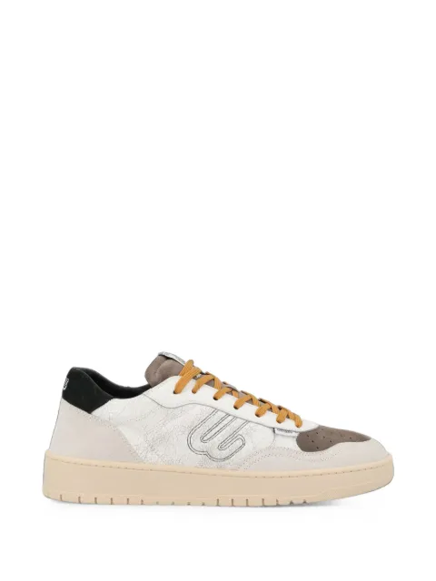 EVENU cracked-effect panelled sneakers