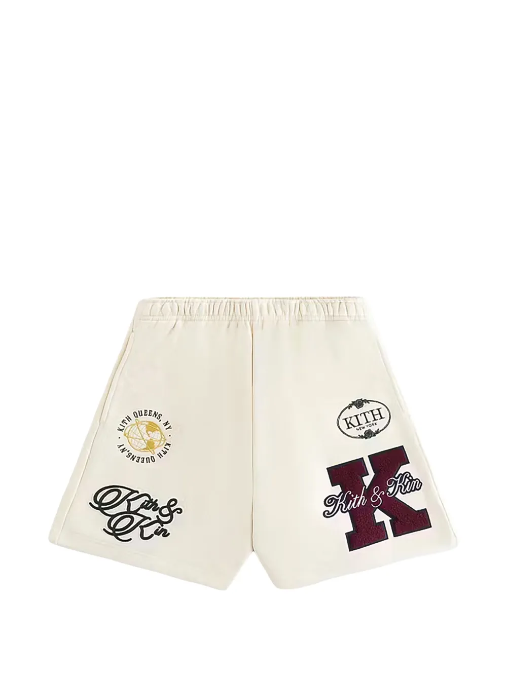 KITH Emery logo-patch shorts